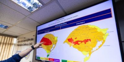 Defesa Civil do RS reforça alerta de chuva volumosa e risco de temporais até sexta (20)