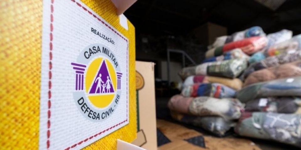Defesa Civil do RS envia itens e kits de donativos a municípios afetados pela chuva