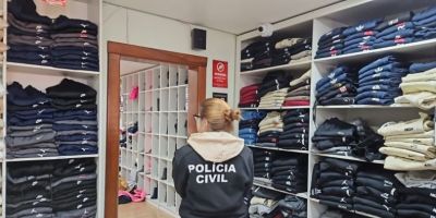 Operação da PC apreende mais de 5 toneladas de produtos falsificados no RS