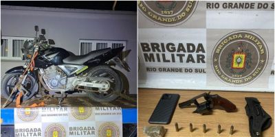 Jovem de 21 anos é preso por porte ilegal de arma de fogo em Camaquã