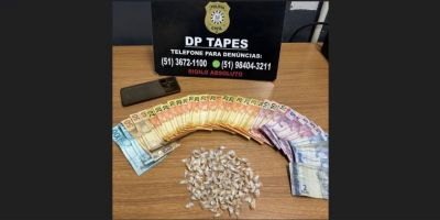 VÍDEO: adolescente é apreendido com mais de 150 pedras de crack na vila Borges em Tapes