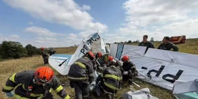Queda de avião deixa dois mortos no interior de SP