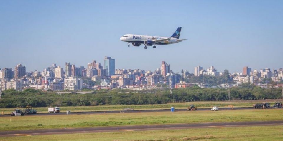 Voos internacionais quase triplicam após reabertura do Salgado Filho