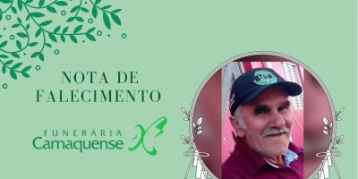 OBITUÁRIO: Nota de Falecimento de Erceu Brum Viegas, de 70 anos