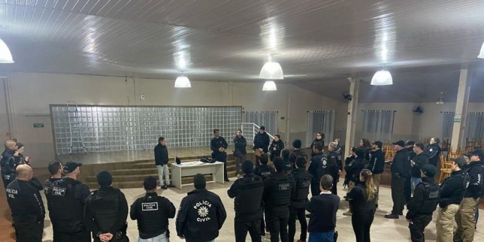 Grande operação liderada pela Decrab de Camaquã prende quatro pessoas no Sul do RS