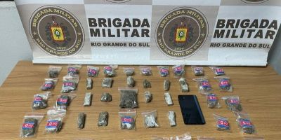 Homem é preso com 50 porções de maconha no bairro Olaria, em Camaquã
