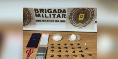 Mulher de 36 anos é presa com cocaína no bairro Floresta, em Camaquã