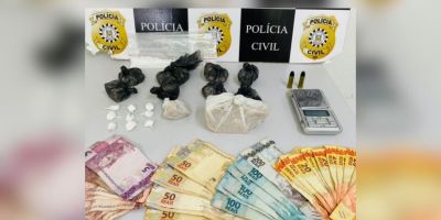 Homem de 33 anos é preso por tráfico de drogas em São Lourenço do Sul