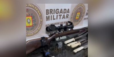 Homem de 24 anos é preso por posse irregular de arma de fogo em Arambaré