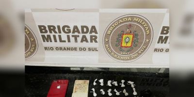 Jovem de 20 anos é preso por tráfico de drogas em Arambaré