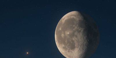 Marte e Lua se alinham na próxima segunda-feira (28)