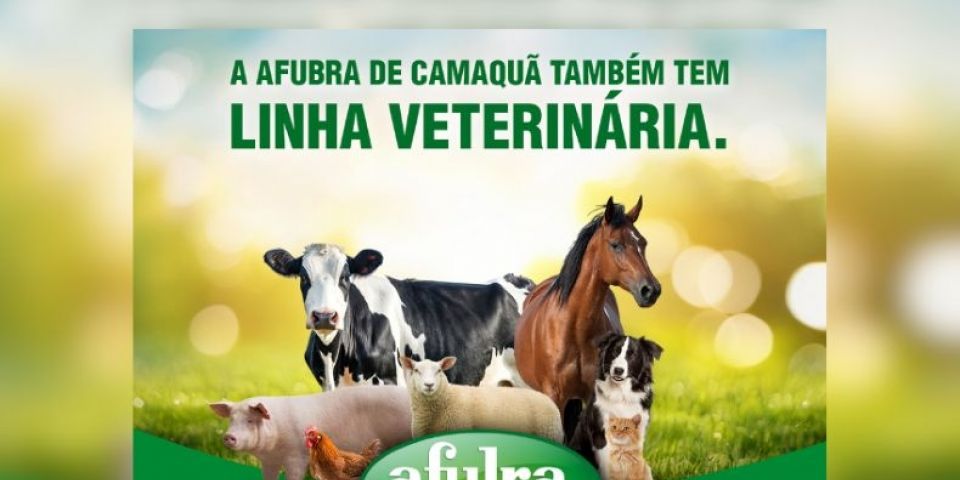 Afubra de Camaquã amplia atendimento com linha veterinária para pets e animais de grande porte