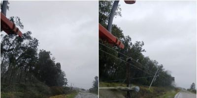 ERS-350 é bloqueada entre Camaquã e Arambaré