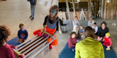 Residência artística acolhe artistas mães e seus filhos em São Lourenço do Sul