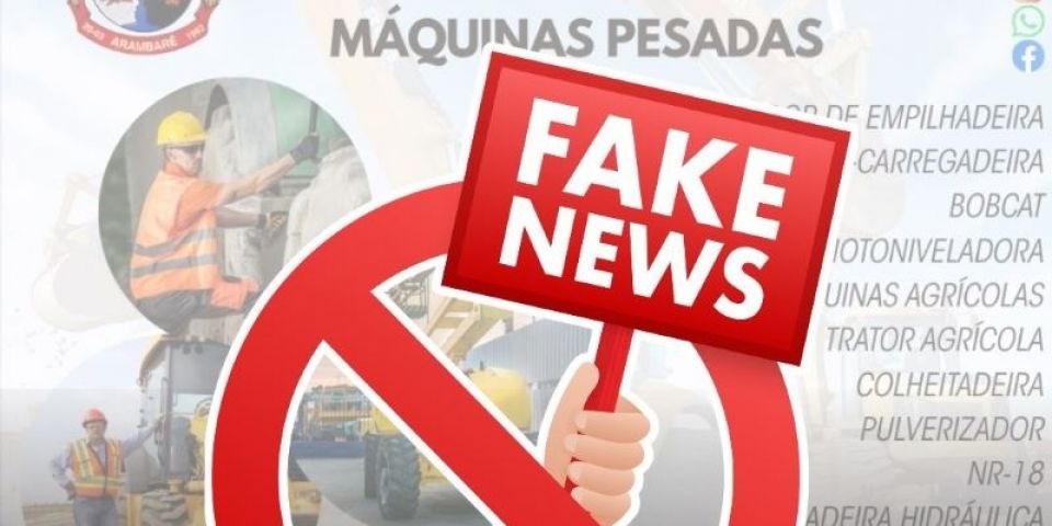Prefeitura de Arambaré divulga comunicado para combater falsas informações