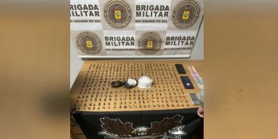 Casal é preso com cocaína e maconha em Cristal