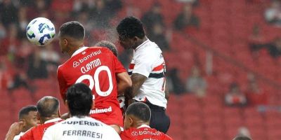 Jogando no Beira-Rio, Inter perde para o São Paulo por 2 a 1 pelo Brasileirão