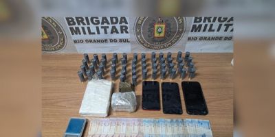 Adolescente de 17 anos é apreendido por tráfico de drogas em Tapes