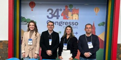 Representantes de Camaquã participam do 34º Congresso do Cosems/RS em Gramado
