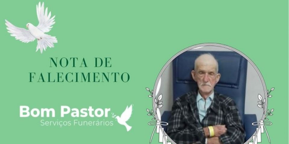 OBITUÁRIO: Nota de Falecimento de Milton Bonato, de 82 anos