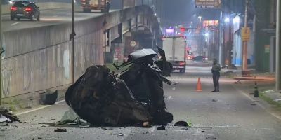Três jovens de 18 e 19 anos morrem em grave acidente na BR-116 em São Leopoldo