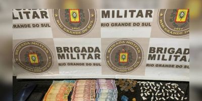 Casal é preso por tráfico de drogas em São Lourenço do Sul