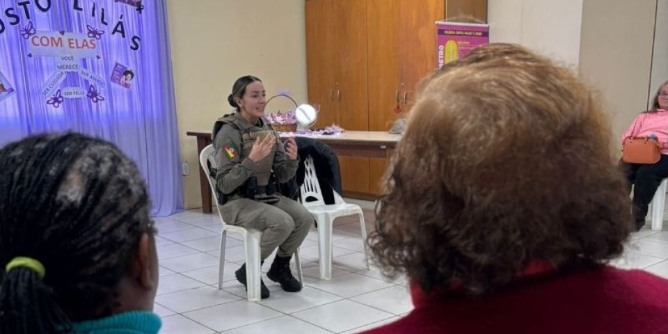 Agosto Lilás: encontro entre mulheres de diferentes idades e comunidades acontece em Camaquã