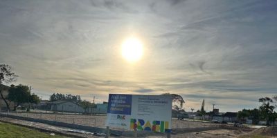 Camaquã inicia obras no entorno do Ginásio Municipal de Esportes com investimento de R$ 1,1 milhão