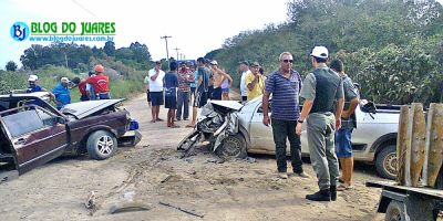 Camaquã - acidente de trânsito na estrada do Banhado do Colégio deixa três feridos 