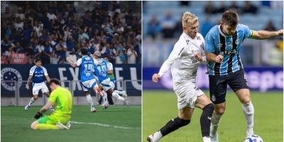 Inter perde para o Cruzeiro fora e Grêmio apenas empata com o Ceará em casa pelo Brasileirão