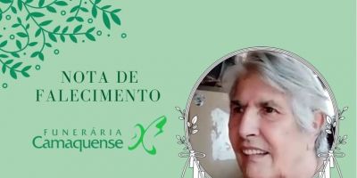 OBITUÁRIO: Nota de Falecimento de Terezinha Sueli Selle Broch, de 76 anos