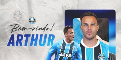 Grêmio anuncia o retorno do volante Arthur, de 29 anos