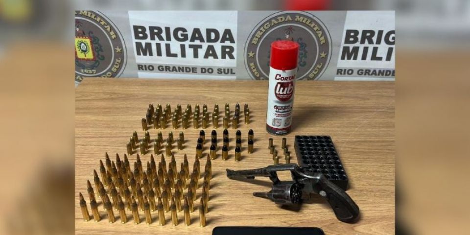 Jovem de 18 anos é preso por porte e posse ilegal de arma de fogo em Sentinela do Sul