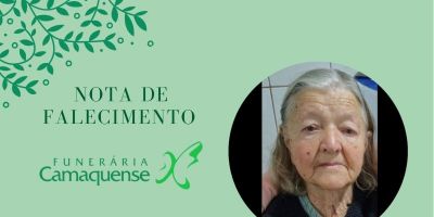 OBITUÁRIO: Nota de Falecimento de Ema Roloff, de 86 anos