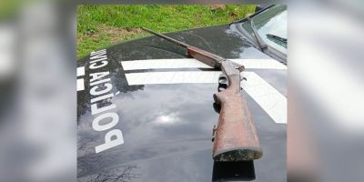 PC apreende arma de fogo no interior de São Lourenço do Sul
