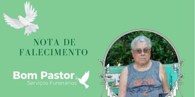 OBITUÁRIO: Nota de Falecimento de Alfeu Soares da Rosa, de 77 anos