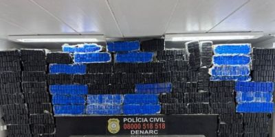Operação conjunta apreende uma tonelada e meia de maconha no RS