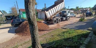 Secretaria de Infraestrutura realiza mutirão de serviços no bairro Ouro Verde, em Camaquã
