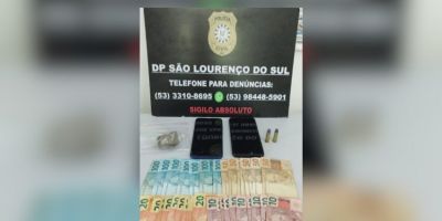 Jovem de 19 anos é preso por tráfico de drogas em São Lourenço do Sul