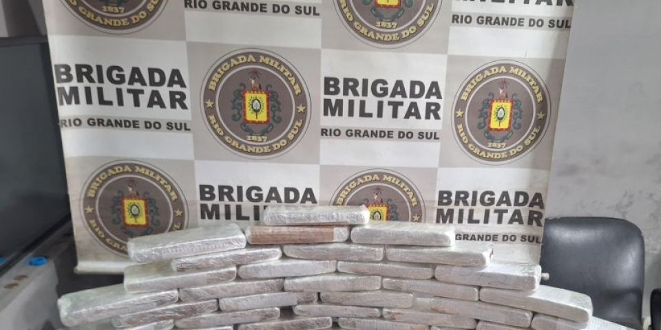 Homem é preso com 33 kg de maconha em Pelotas