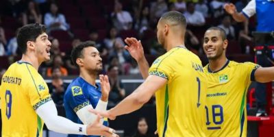 Brasil inicia campanha no Mundial de vôlei com vitória sobre a China