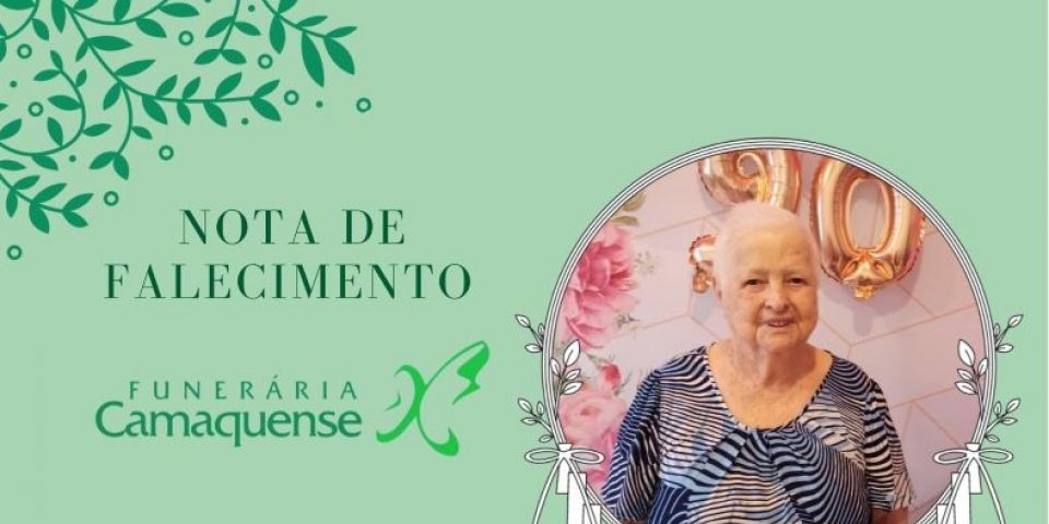OBITUÁRIO: Nota de Falecimento de Eulalia Pacheco dos Santos, a "Lala", de 93 anos