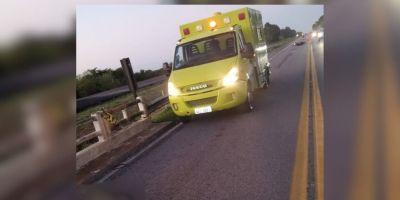 Motociclista morre em acidente na BR-116 em São Lourenço do Sul