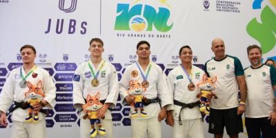 Atletas gaúchos conquistam dez medalhas na 72ª edição dos Jogos Universitários Brasileiros