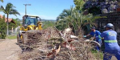Secretaria de Infraestrutura realiza ações de limpeza e manutenção no bairro Siá Juliana, em Camaquã