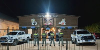 Brigada Militar reforça a segurança na 36ª Sudoktoberfest em São Lourenço do Sul