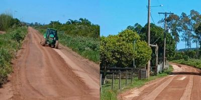 Prefeitura de Tapes realiza melhorias nas estradas do interior