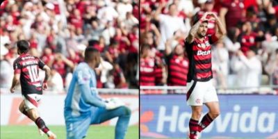 Flamengo vence no Maracanã e empata em número de pontos com Palmeiras