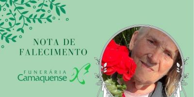 OBITUÁRIO: Nota de falecimento de Ilsa Dummer Warken, de 84 anos