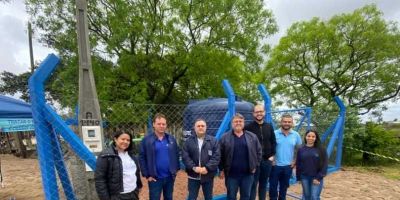 Corsan entrega novo equipamento que reforça abastecimento e garante mais estabilidade na rede de água em Tapes